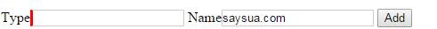 input invalid